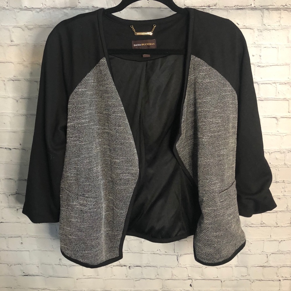 Dana Buchman 3/4 sleeve blazer jacket size 8